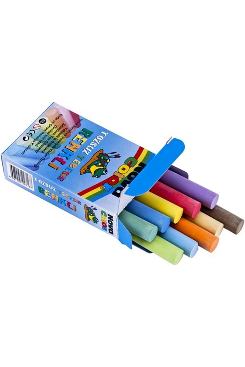 NOVA COLOR RENKLİ TEBEŞİR 10 LU NC-4111