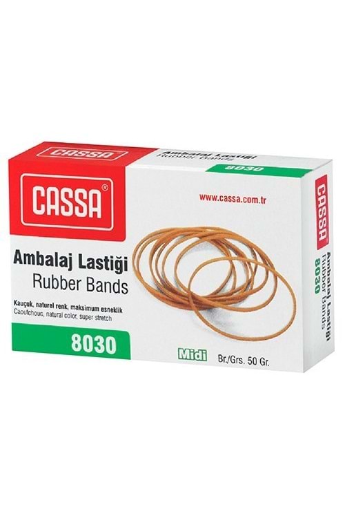 CASSA AMBALAJ LASTİĞİ 50 GR.MİDİ KOD: 8000