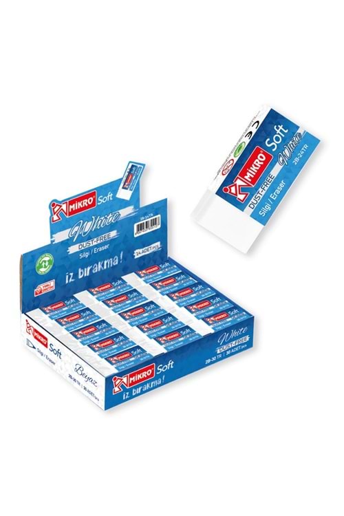MİKRO SİLGİ BEYAZ SOFT 24 LÜ 2B-24TR