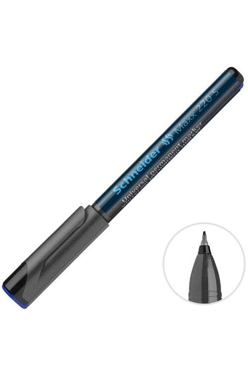 SCHNEİDER ASETAT-PERMANENT KALEMİ (S) SİYAH MAXX 220 S
