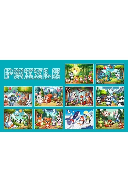 SİHİRLİ PARMAKLAR PUZZLE 35 PARÇA 35x25 CM.