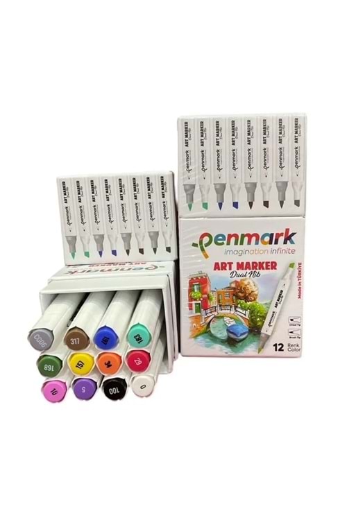 PENMARK MARKER TOUCH KALEM 12 Lİ