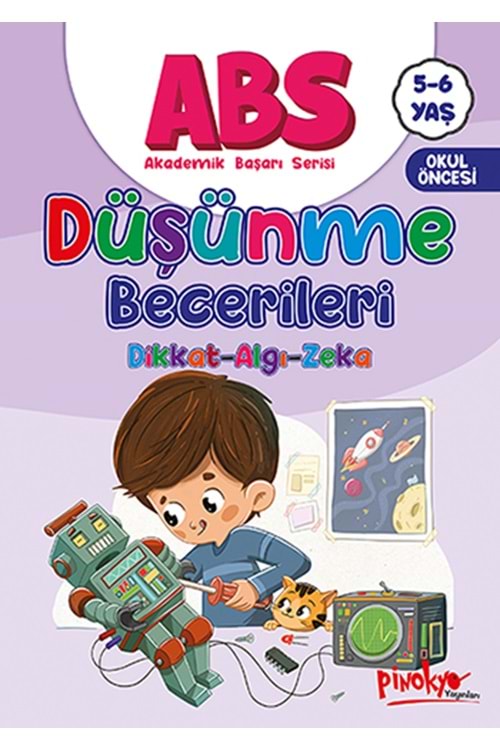 PİNOKYO ABS DÜŞÜNME BECERİLERİ (DİKKAT-ALGI-ZEKA)5-6 YAŞ