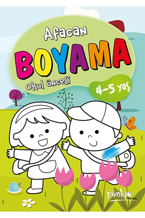 PİNOKYO OKUL ÖNCESİ AFACAN BOYAMA 4-5 YAŞ 64 SAYFA