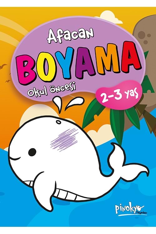 PİNOKYO OKUL ÖNCESİ AFACAN BOYAMA 2-3 YAŞ 64 SAYFA