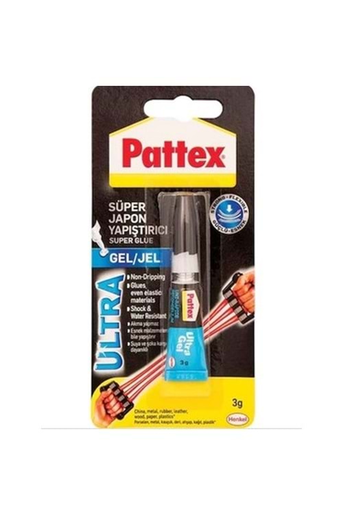PATTEX GÜÇLÜ JEL SÜPER JAPON YAPIŞTIRICI 3 GR.