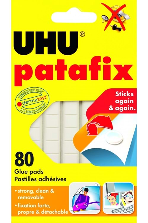 UHU PATAFİX BEYAZ HAMUR YAPIŞTIRICI 80 Lİ