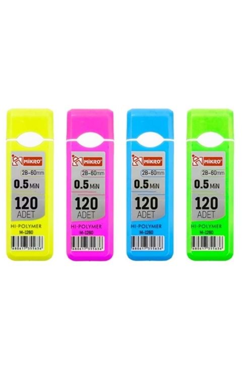 MİKRO MİN-UÇ 0.5 MM.120 Lİ KOD: M-1260