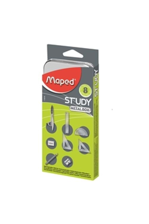 MAPED PERGEL TAKIMI NİKEL 8 Lİ STUDY KARTON KUTU