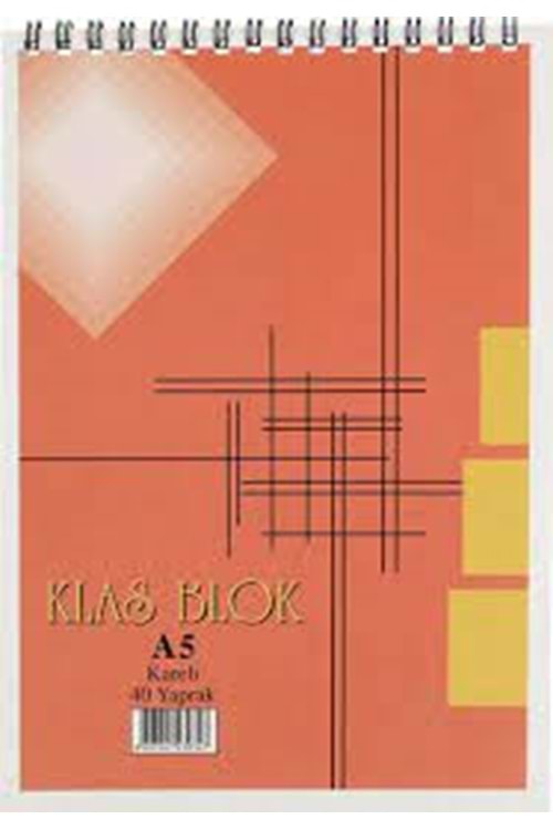 KLAS A5 BLOKNOT KARELİ 36 YP.SPİRALLİ KARTON KPK.