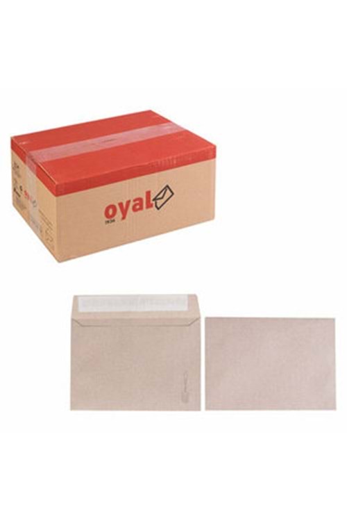 OYAL KARE ZARF ELVAN 70 GR.KRAFT SLİKONLU