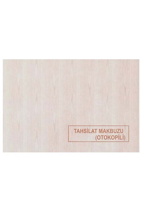 DİLMAN TAHSİLAT MAKBUZU 2 NUSHA OTOKOPİLİ 2/50 KOD:4015