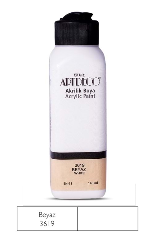 ARTDECO AKRİLİK BOYA BEYAZ 140 ML.70R-3619