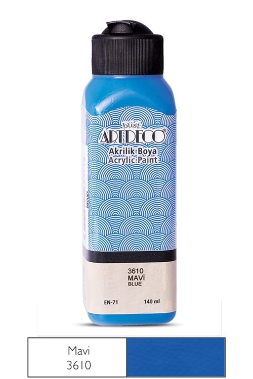 ARTDECO AKRİLİK BOYA MAVİ 140 ML.70R-3610