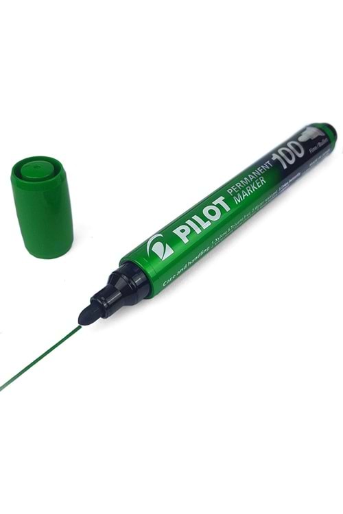 PILOT PERMANENT MARKER YEŞİL YUVARLAK UÇ SCA-100-G