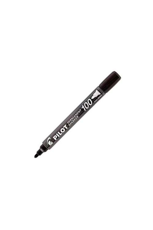PILOT PERMANENT MARKER SİYAH YUVARLAK UÇ SCA-100-B