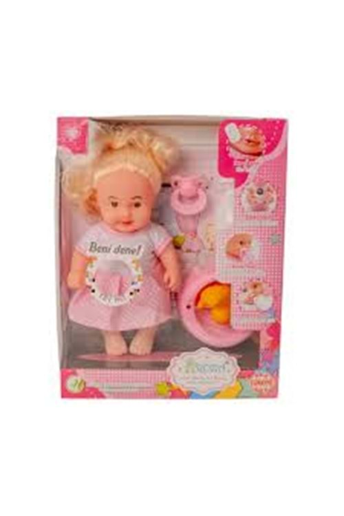 GLOBAL ROSA ALTINI ISLATAN KIZ BEBEK SESLİ GL100637