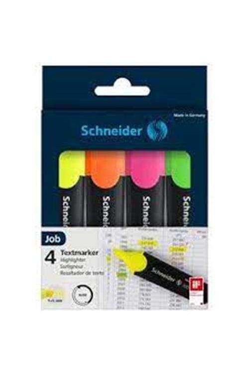 SCHNEİDER FOSFORLU KALEM NEON 4 LÜ