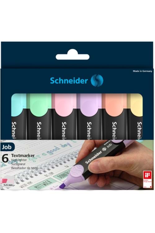 SCHNEİDER FOSFORLU KALEM PASTEL 6 LI