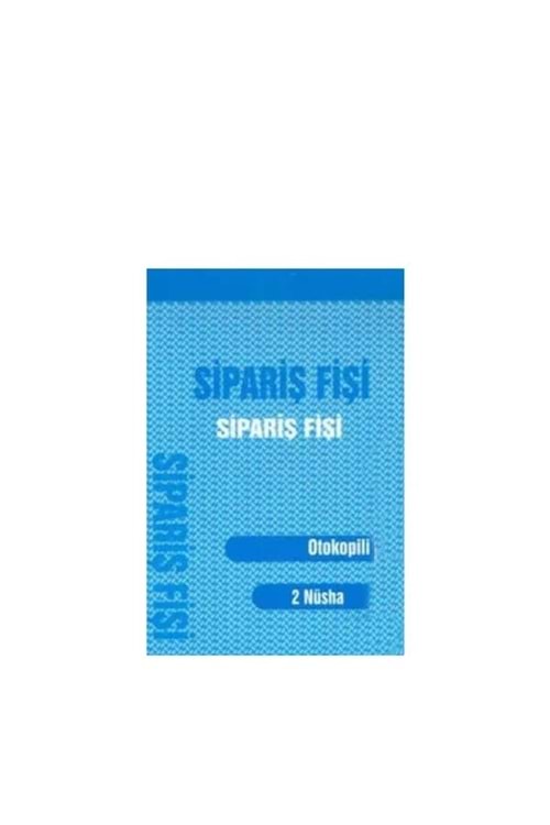 GÜRMAT SİPARİŞ FİŞİ 2 NUSHA OTOKOPİLİ 2/50 KOD:022