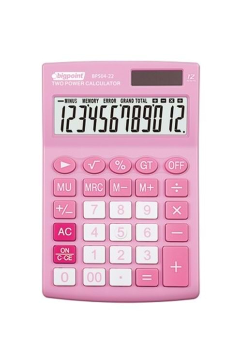 NOKİ HESAP MAKİNESİ PEMBE H-MC010