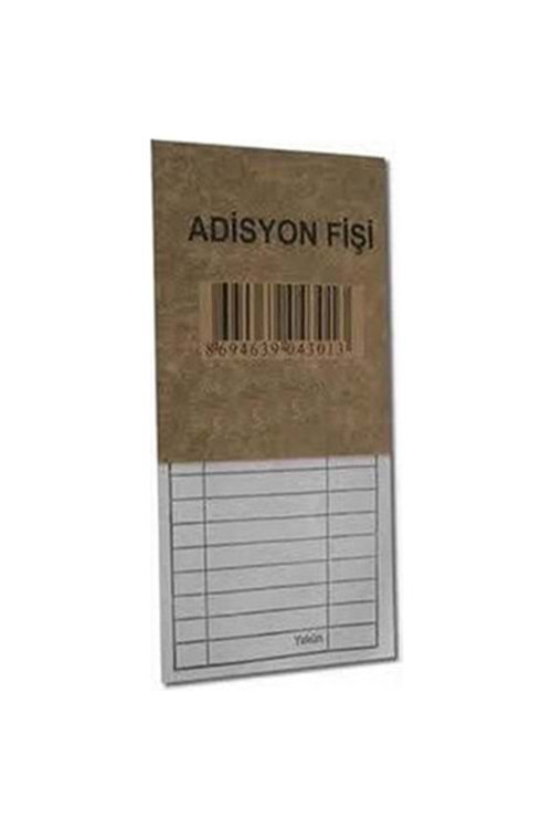 DİLMAN ADİSYON FİŞİ