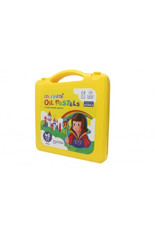 MONAMİ PASTEL BOYA 48 RENK PLASTİK KUTULU