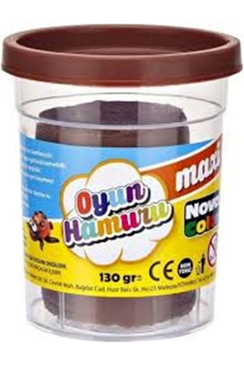 NOVA COLOR OYUN HAMURU KAHVERENGİ 100 GR.MAXİ NC-4144