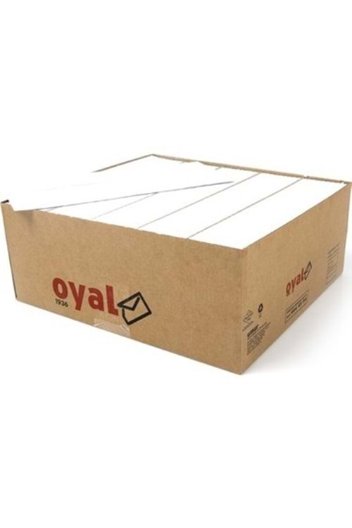 OYAL DİPLOMAT ZARF BEYAZ 90 GR. 500 LÜ SLİKONLU