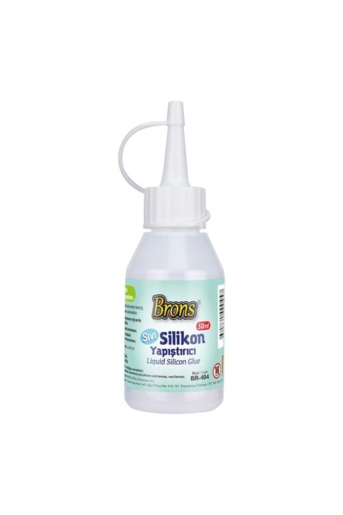 BRONS SIVI SİLİKON YAPIŞTIRICI 50 ML. BR-404