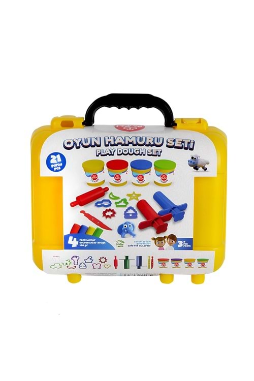 BUBU OYUN HAMURU SETİ ÇANTALI 21 PARÇA BUBU-CH0022