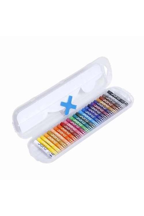 DOMS PASTEL BOYA 24 RENK PLASTİK KUTU KOD:7911