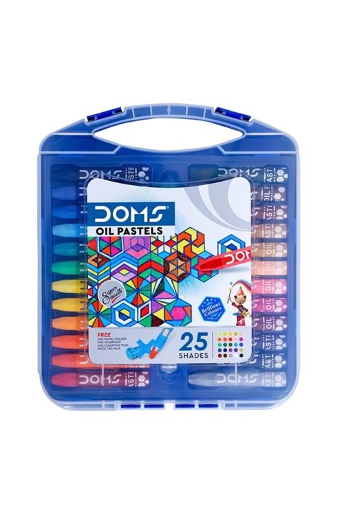 DOMS PASTEL BOYA 24 RENK ÇANTALI KOD:8201