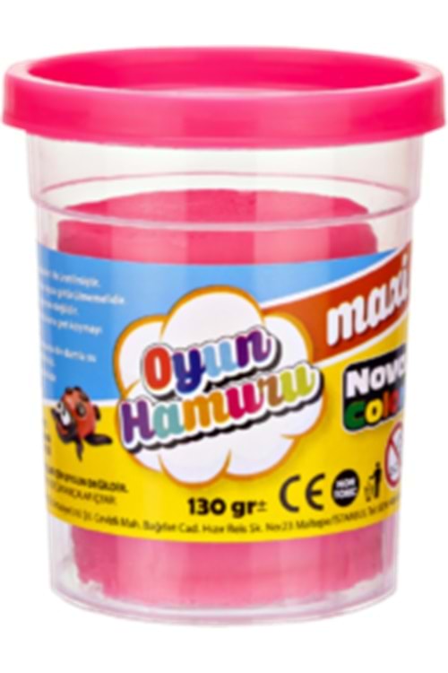 NOVA COLOR OYUN HAMURU PEMBE 100 GR.MAXİ NC-4145
