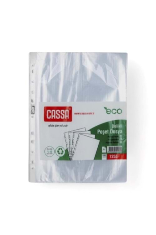 CASSA POŞET DOSYA A4 ECO 100 LÜ PK.KOD:7255