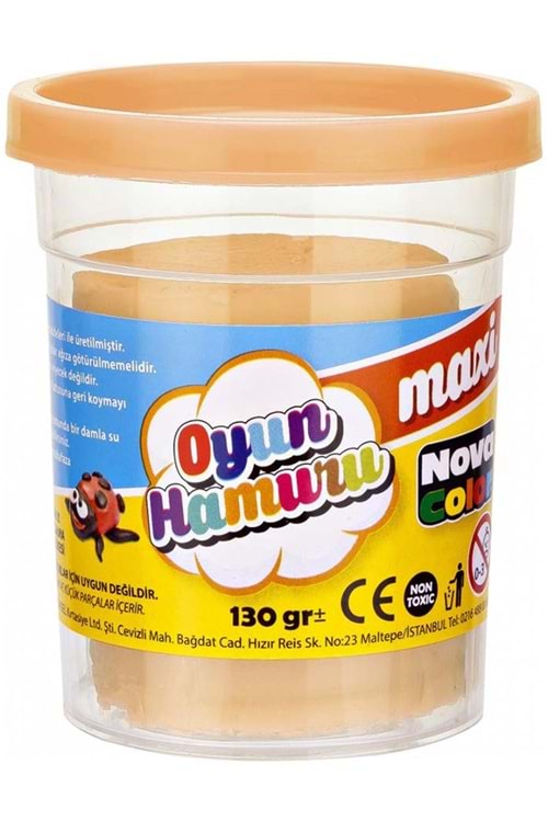 NOVA COLOR OYUN HAMURU TEN RENGİ 100 GR.MAXİ NC-4162