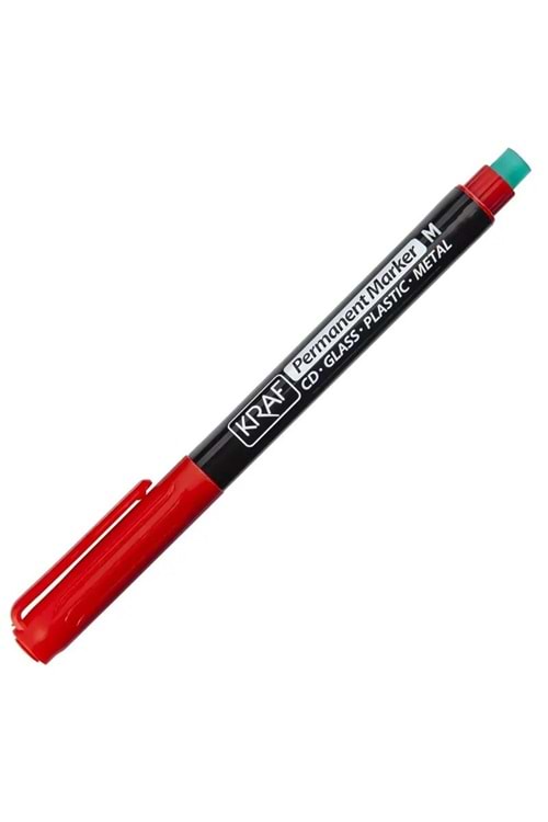 KRAF ASETAT KALEMİ (M) KIRMIZI 12 Lİ PK.KOD:260