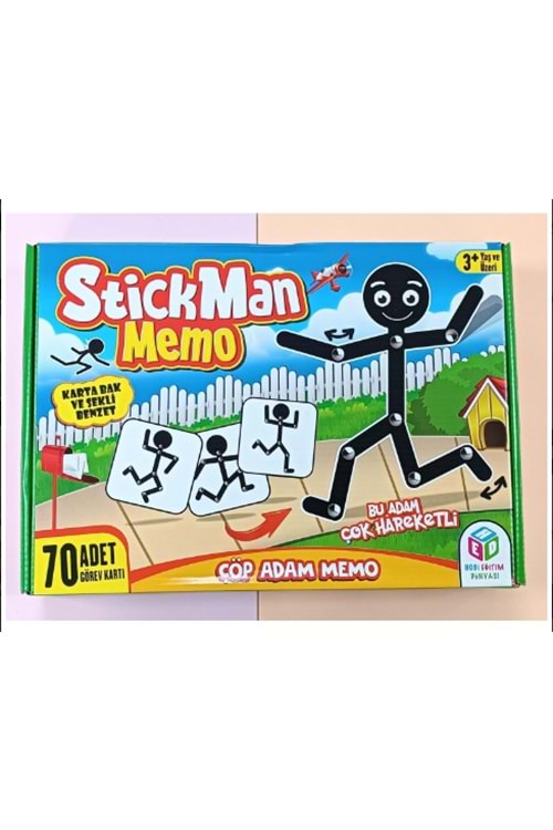 HOBİ EĞİTİM DÜNYASI STİCK MAN-ÇÖP ADAM MEMO HED 109