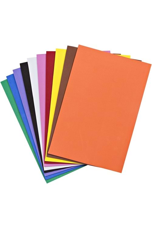 NOVA COLOR EVA 20*30 CM. 10 RENK KARIŞIK NC-269
