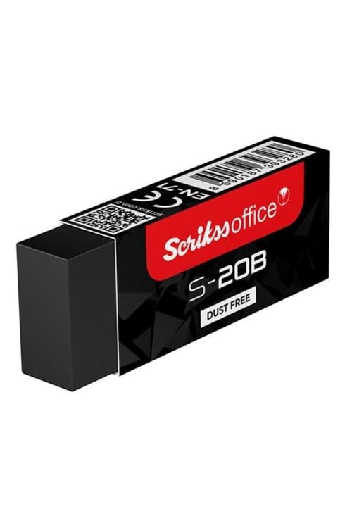 SCRİKSS SİLGİ SİYAH 20 Lİ PK. S-20B