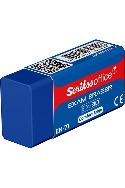 SCRİKSS SİLGİ MAVİ 30 LU PK. EX-30
