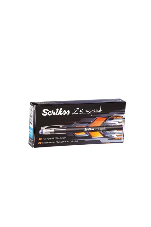 SCRİKSS TÜKENMEZ KALEM Z5 SPEED 0,5 MM.MAVİ 12 Lİ