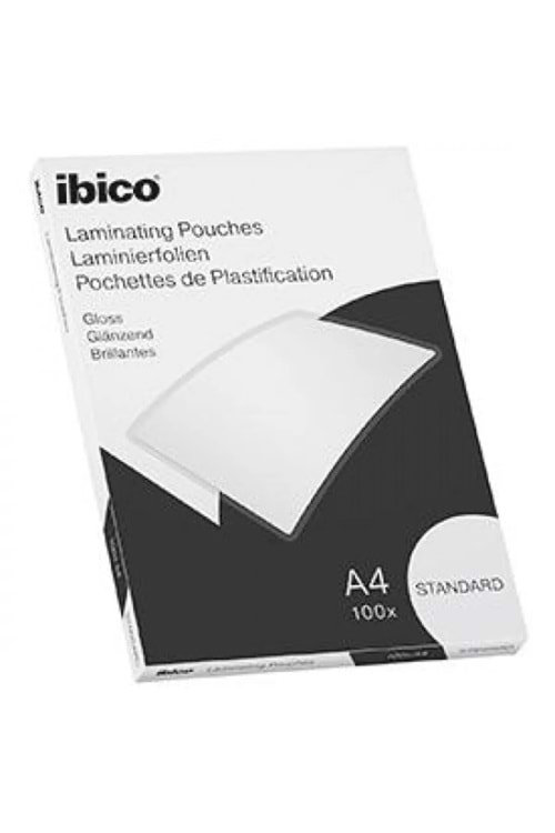 İBİCO LAMİNASYON FİLMİ A4 125 MİC.100 LÜ PK. KOD:62710