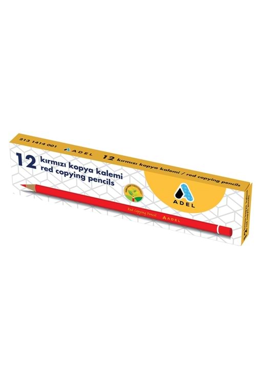 ADEL KIRMIZI KOPYA KALEMİ 12 Lİ PK.
