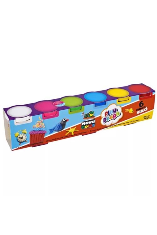 NOVA COLOR OYUN HAMURU 6 RENK 600 GR. NC-4107