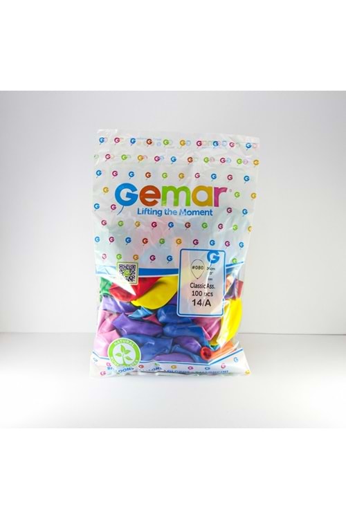 GEMAR BALON KARIŞIK RENK 100 LÜ 26 CM.