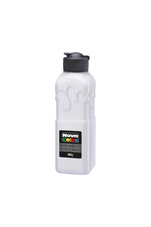 NOVA COLOR AKRİLİK BOYA 180 GR.BEYAZ NC-1005