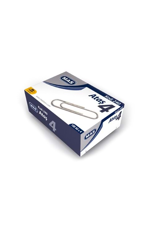 MAS ATAŞ NO:4 NİKEL 100 LÜ PK. KOD:240