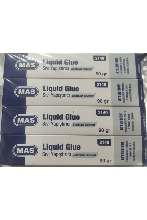 MAS SIVI YAPIŞTIRICI 90 GR. SOLVENTLİ KOD:4149