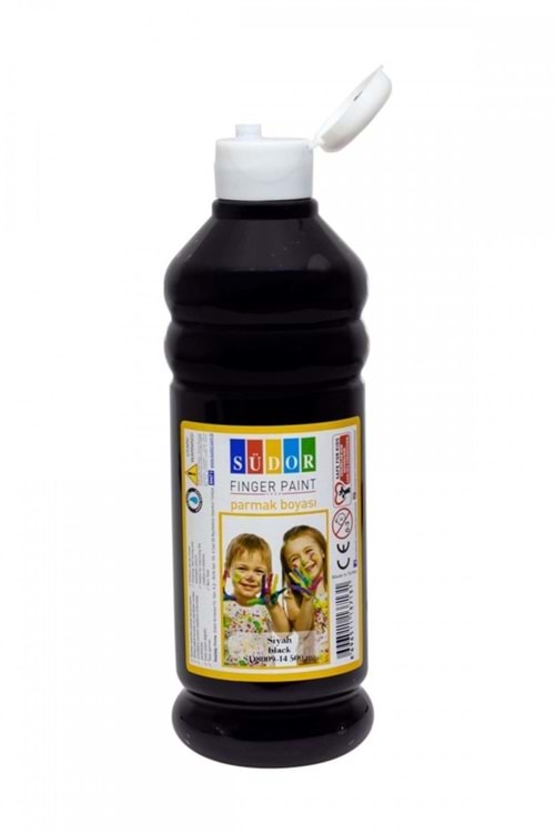 SÜDOR PARMAK BOYASI 500 ML.SİYAH
